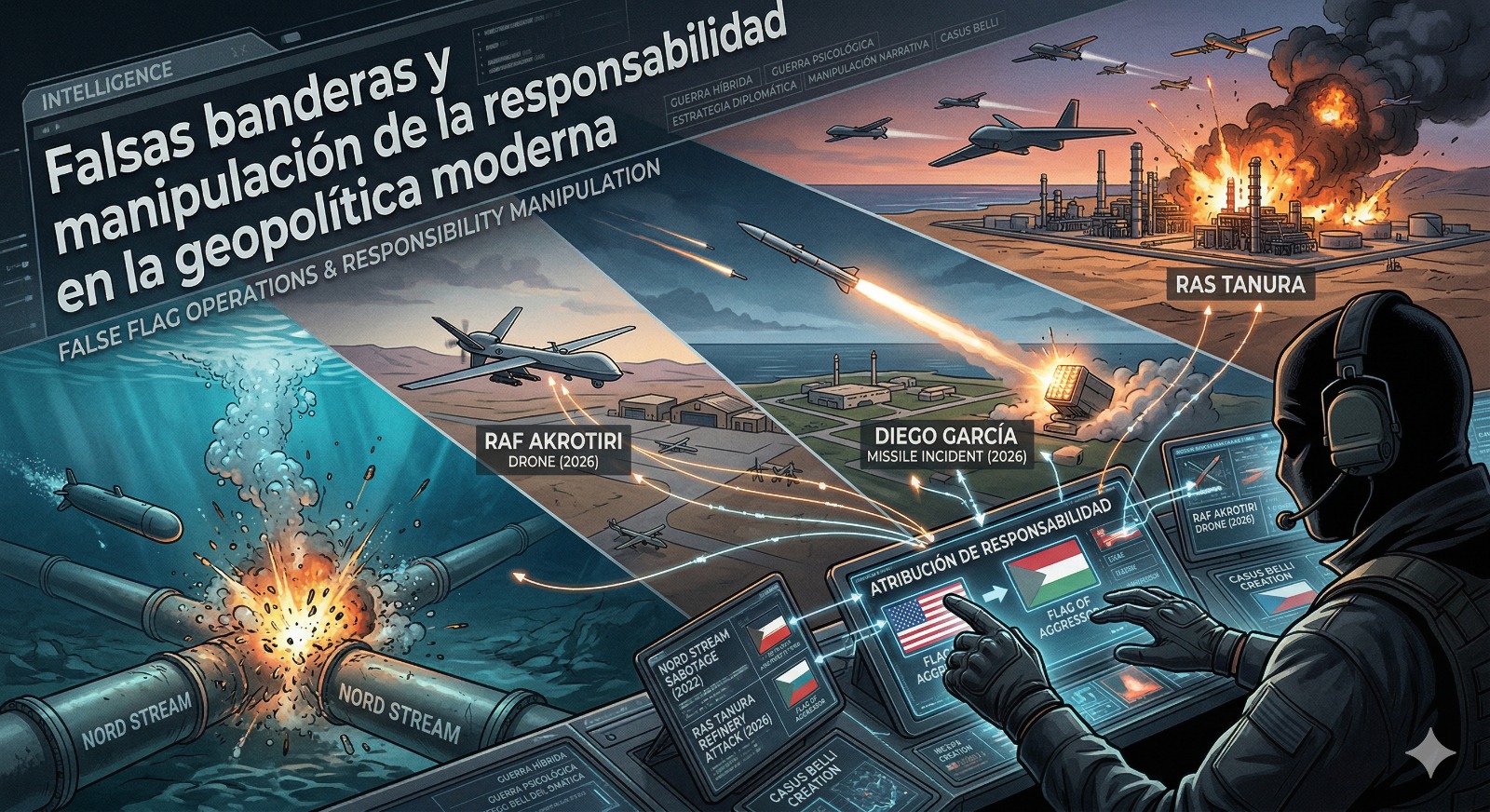 Fausses opérations sous faux pavillon et manipulation de la responsabilité dans la géopolitique moderne