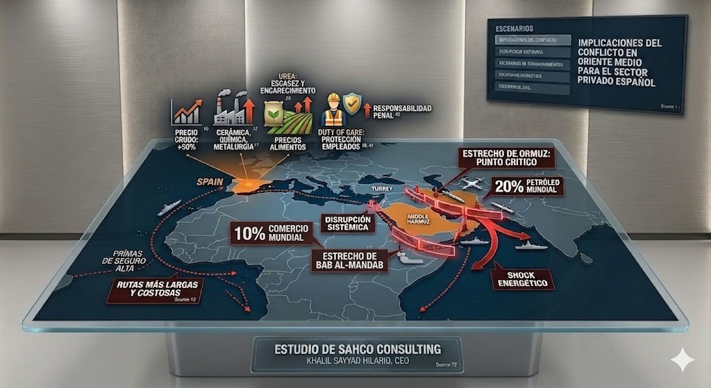 Implicaciones del conflicto en Oriente Medio para el sector privado español